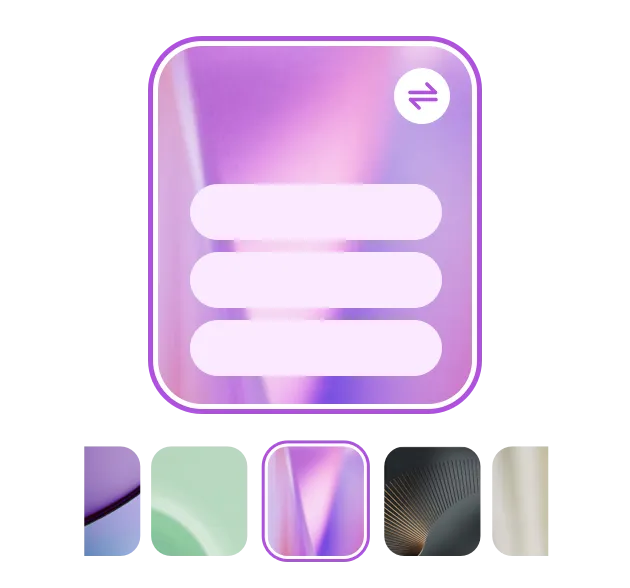 Customize background banner