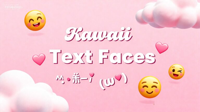 The Cutest Way to Chat: Discovering Kawaii Text Faces